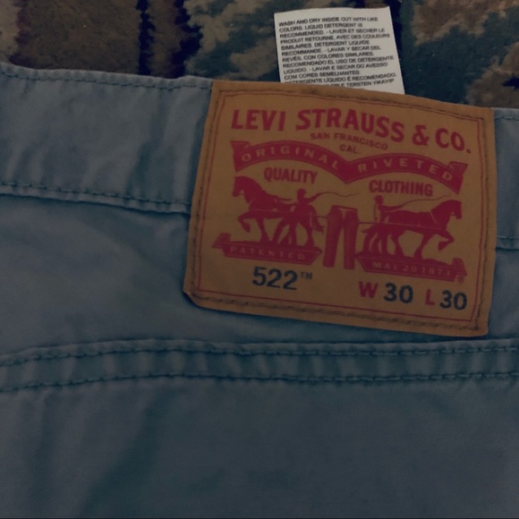 Levi Grey Pants 522 Red Tab w30 l30 - Picture 6 of 6